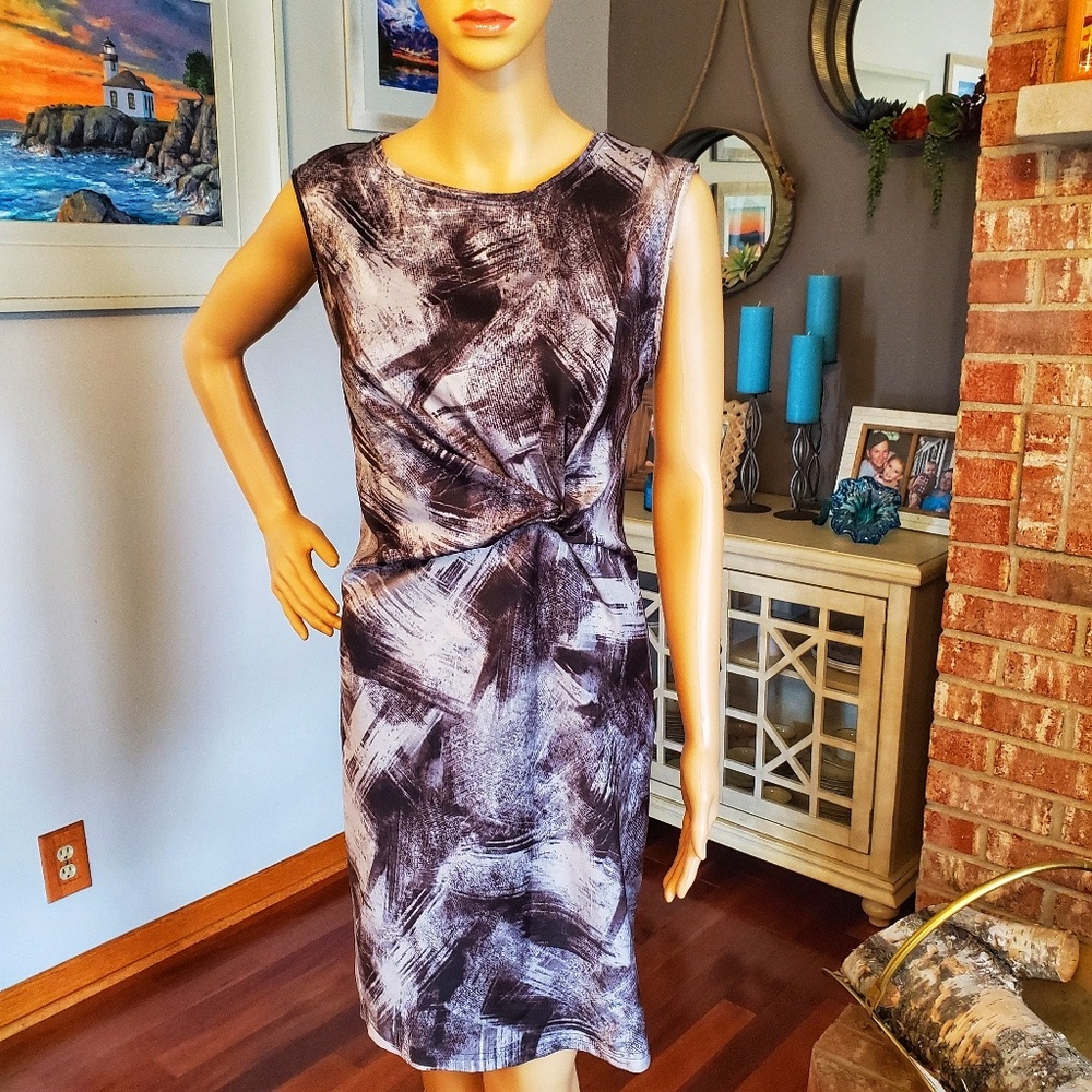 🎀3/$25 Simply Vera knot waist sheath dress